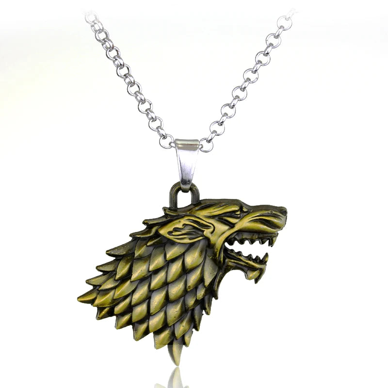 Winter Wolf Sigil Keychain