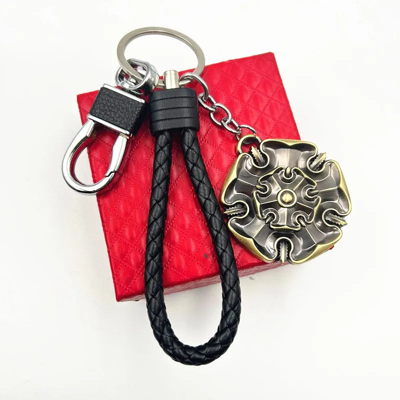 The Winterfell Warden: House Stark Direwolf Keychain