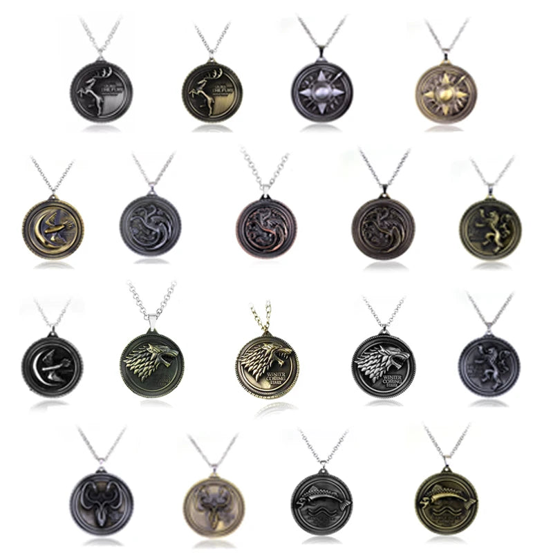 Winter Wolf Sigil Keychain