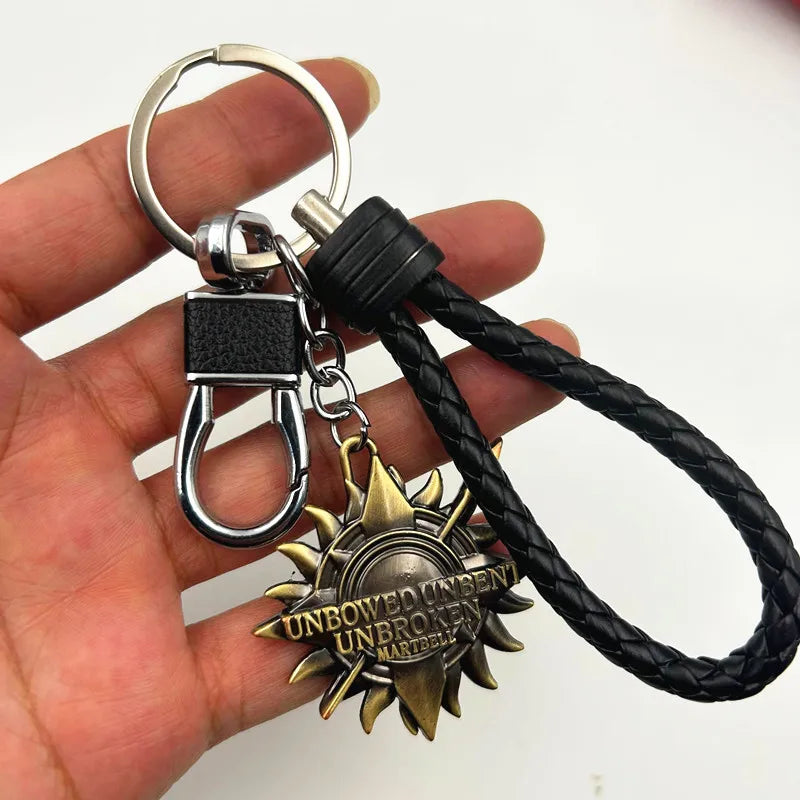 The Winterfell Warden: House Stark Direwolf Keychain